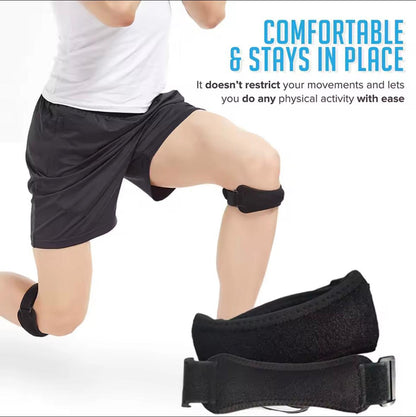 2 Pack Patella Knee Brace - Knee Support and Pain Relief Running Hiking Basketball Jumpers Knee Tendonitis Adjustable Strap Patellar Tendon Stabilizer